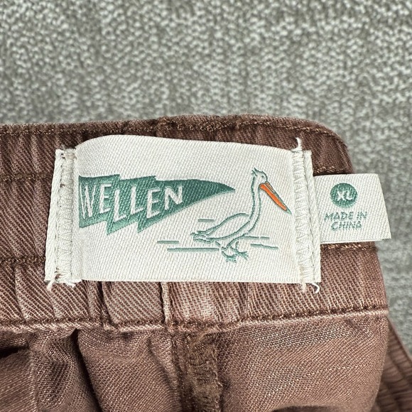 Wellen Cotton Linen Easy Short Men XL Brown Huckberry Outdoor Casual Lightweight - Picture 2 of 11